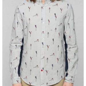 Urban Outfitters Pin Up girl button down